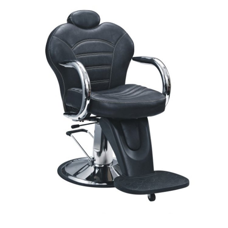 Hydraulic Barber Chair Styling Salon Work Station Chair Black and red