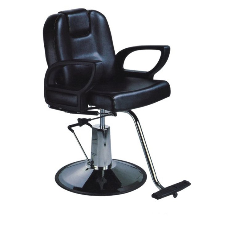 Hydraulic Barber Chair Styling Salon Work Station Chair Black and red