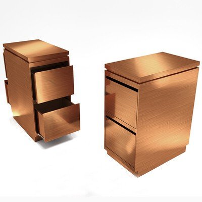 Double sided three draw stainless steel production hair salon tool cabinet color selection