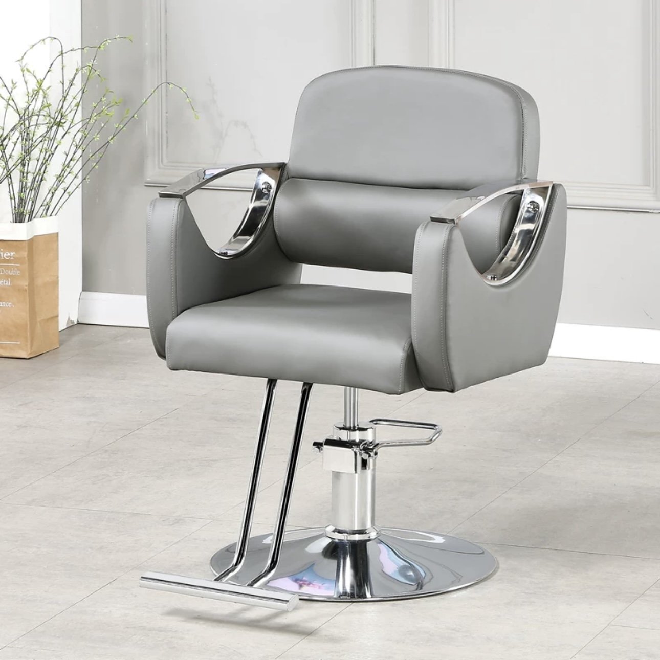 Hot tide shop hair chair barber shop and salon chair factory price hair cutting chair on sale