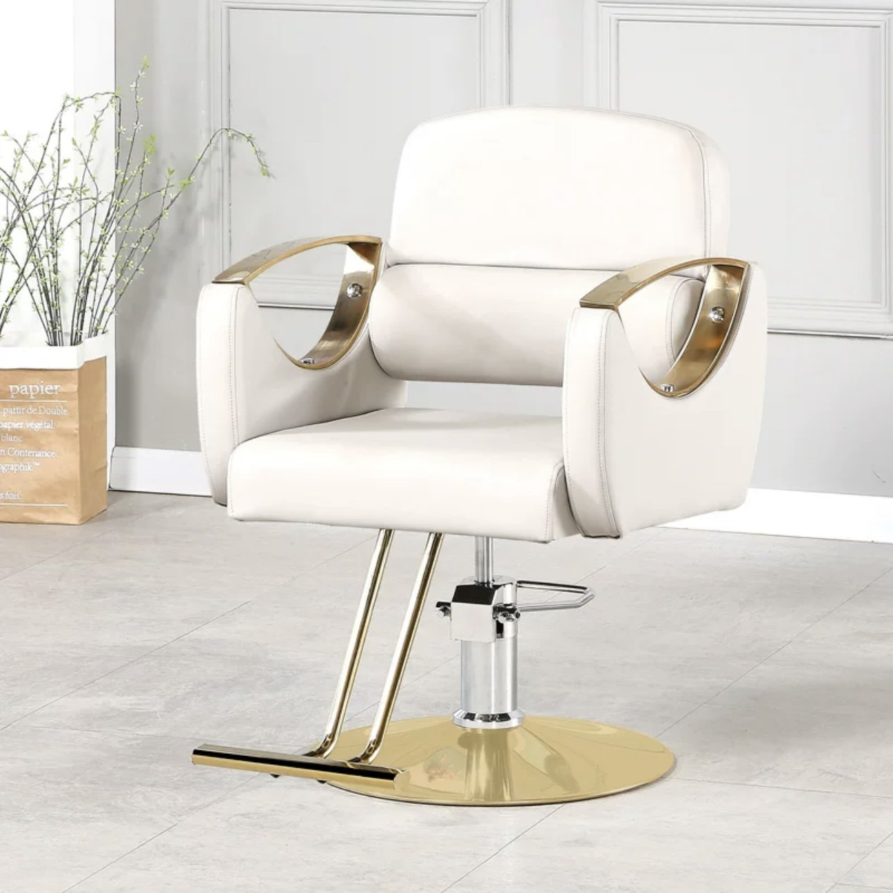 Hot tide shop hair chair barber shop and salon chair factory price hair cutting chair on sale