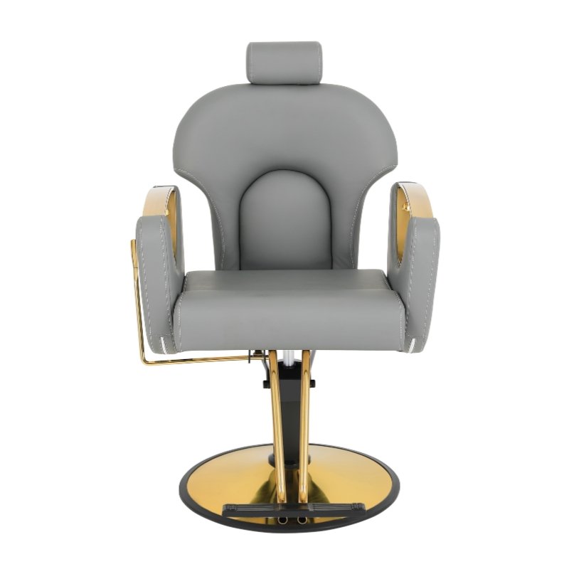 wholesales China best manufacturer latest modern blue gold woman men haircut saloon chair hair salon barber chairs