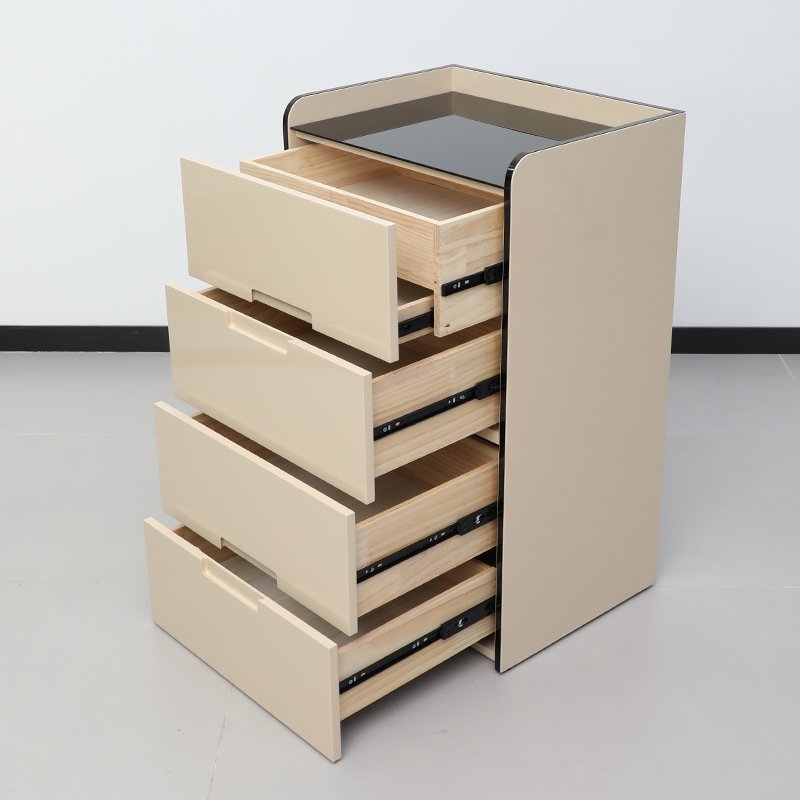 JUESHI Wooden Cabinet For Storing Beauty Tools Salon Equipment Cabinet Beauty Salon Special High-Capacity Tool Cabinet Supplier