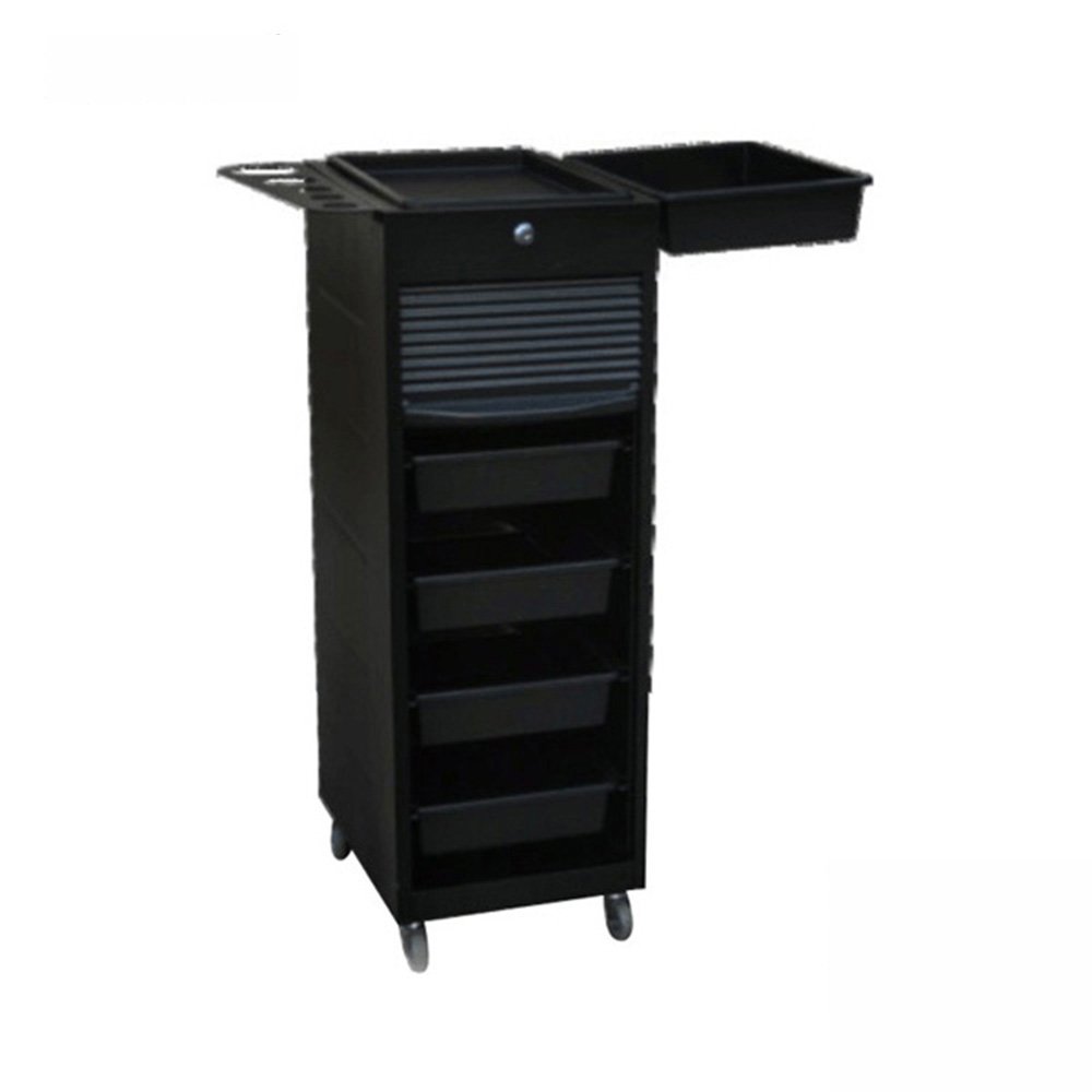 Professional Plastic Beauty Hair Salon Trolley with doesn't suck hair wheel
