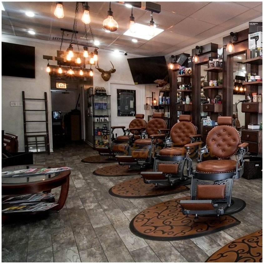 Hot Sale Antique Vintage Heavy Duty Reclining Salon Furniture Beauty Barbershop Man Haircut Barber Chair For Sale