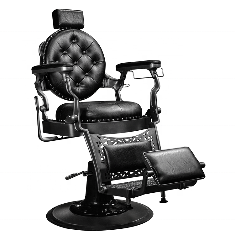 Hot Sale Antique Vintage Heavy Duty Reclining Salon Furniture Beauty Barbershop Man Haircut Barber Chair For Sale