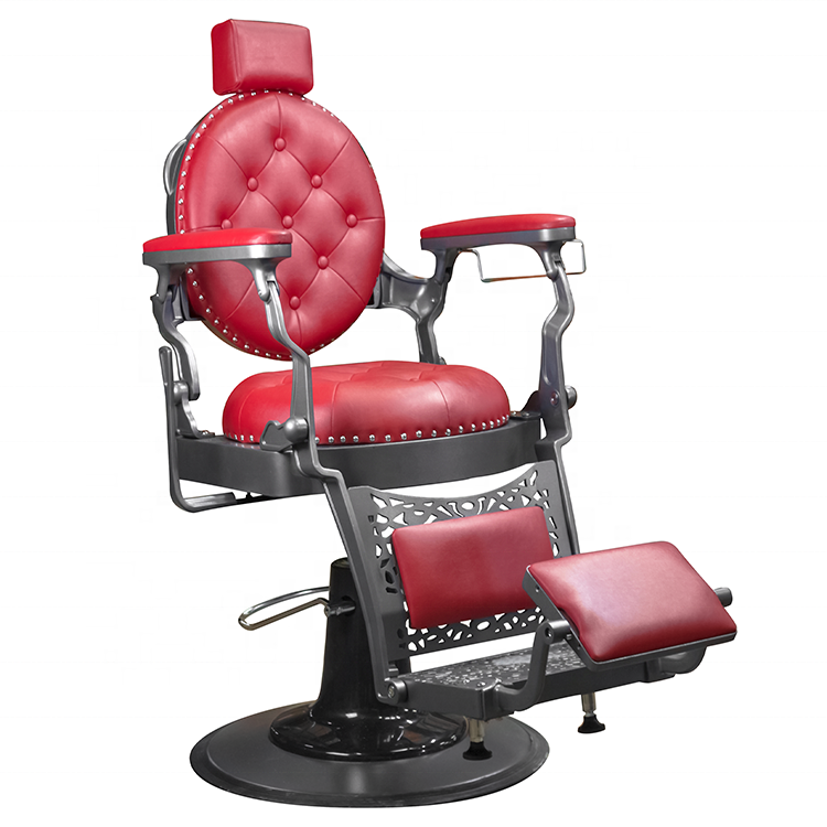 Hot Sale Antique Vintage Heavy Duty Reclining Salon Furniture Beauty Barbershop Man Haircut Barber Chair For Sale