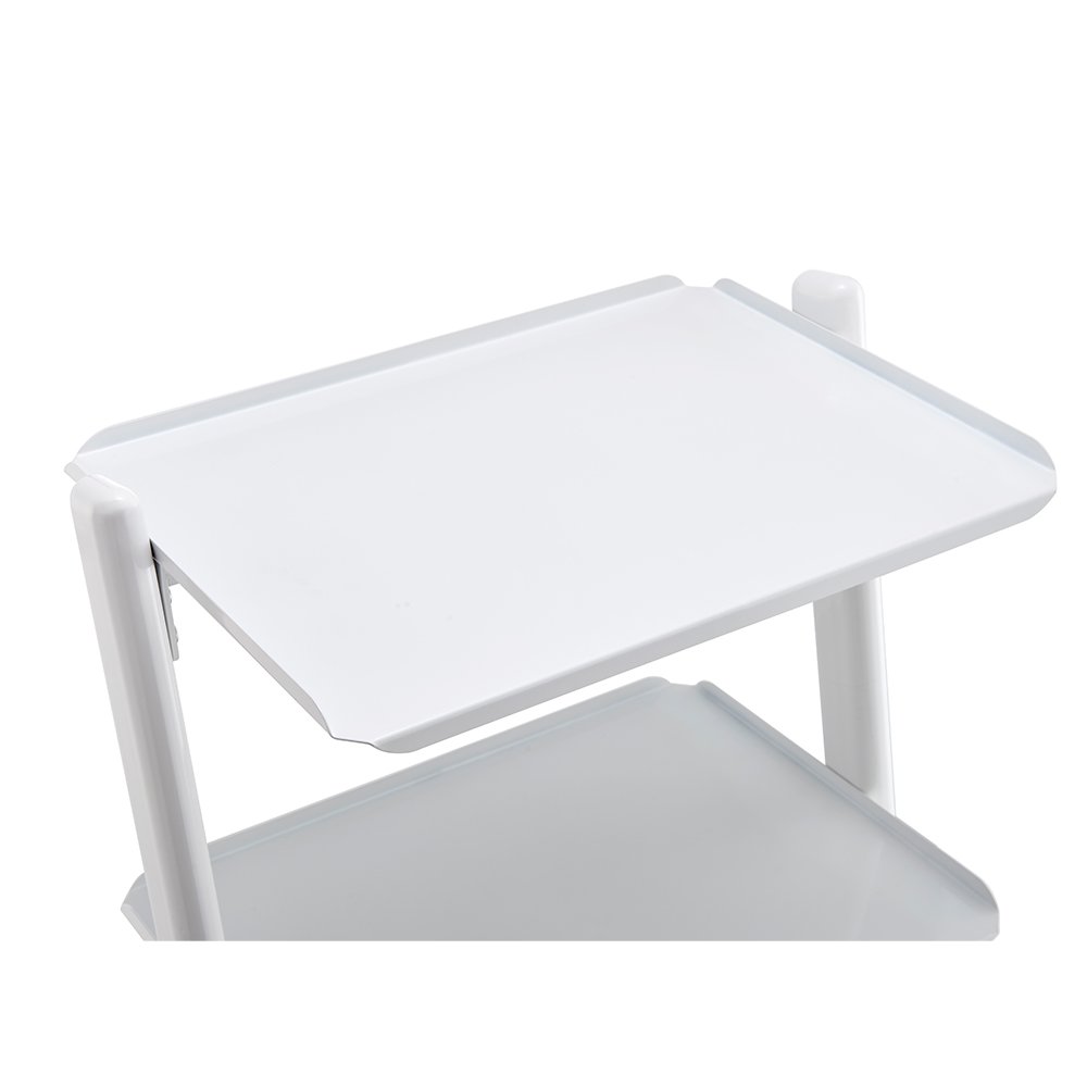 High quality custom Metal 3 trays rolling carts salon furniture beauty machine trolley cart