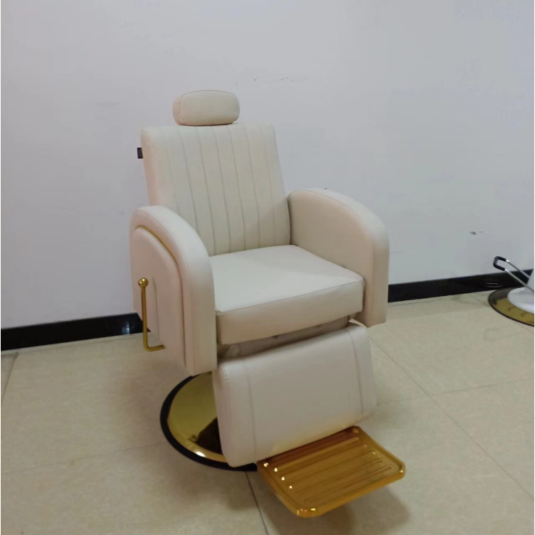 Green modern hair salon furniture beauty styling pink salon chair equipment Hair furniture Modern barber chair set