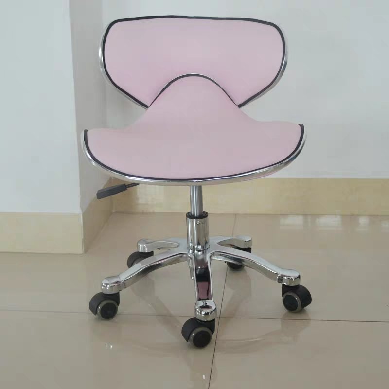 Salon Furniture Barber Saddle Chair Pink Hair Styling Salon Equipment,salon Furniture Stylist Chair 56*29*50cm Contemporary 9kg