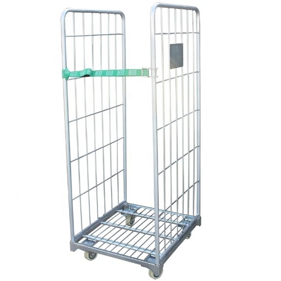 Storage rack trolley Roll Container storage cage logistics carts