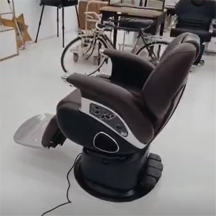 Kisen Sale Antique Electric Heavy Duty Hydraulic Pump Barbershop Beauty Salon Hairdressing Recliner Barber Chair Beauty