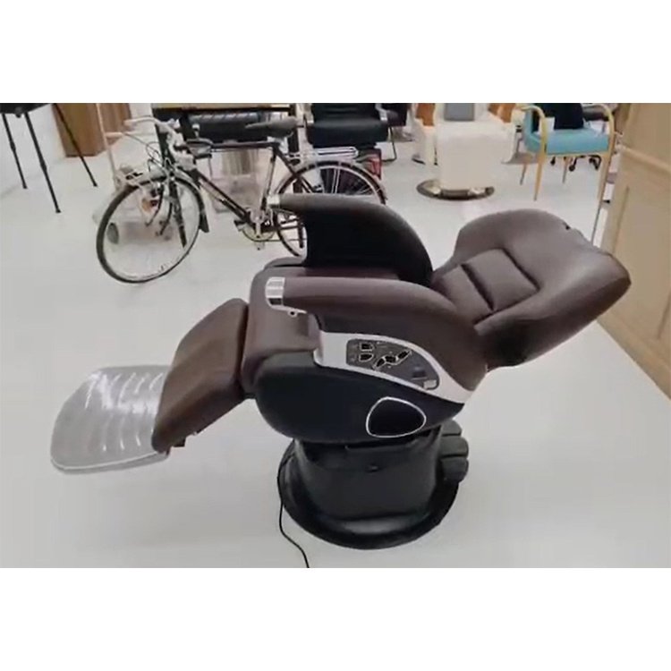 Kisen Sale Antique Electric Heavy Duty Hydraulic Pump Barbershop Beauty Salon Hairdressing Recliner Barber Chair Beauty