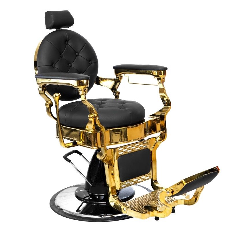 Black Barber Chair Support Customized Antique Styling Chair Salon Furniture;barber Chair,salon Furniture 3 Years PU Leather