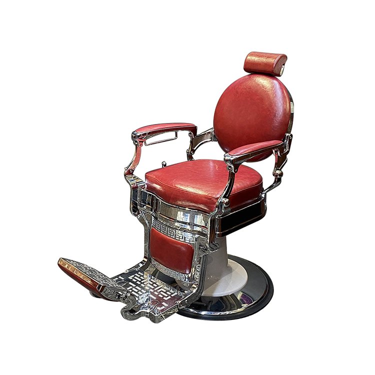 Manufacturer Economical luxury hydraulic pink red barber chair