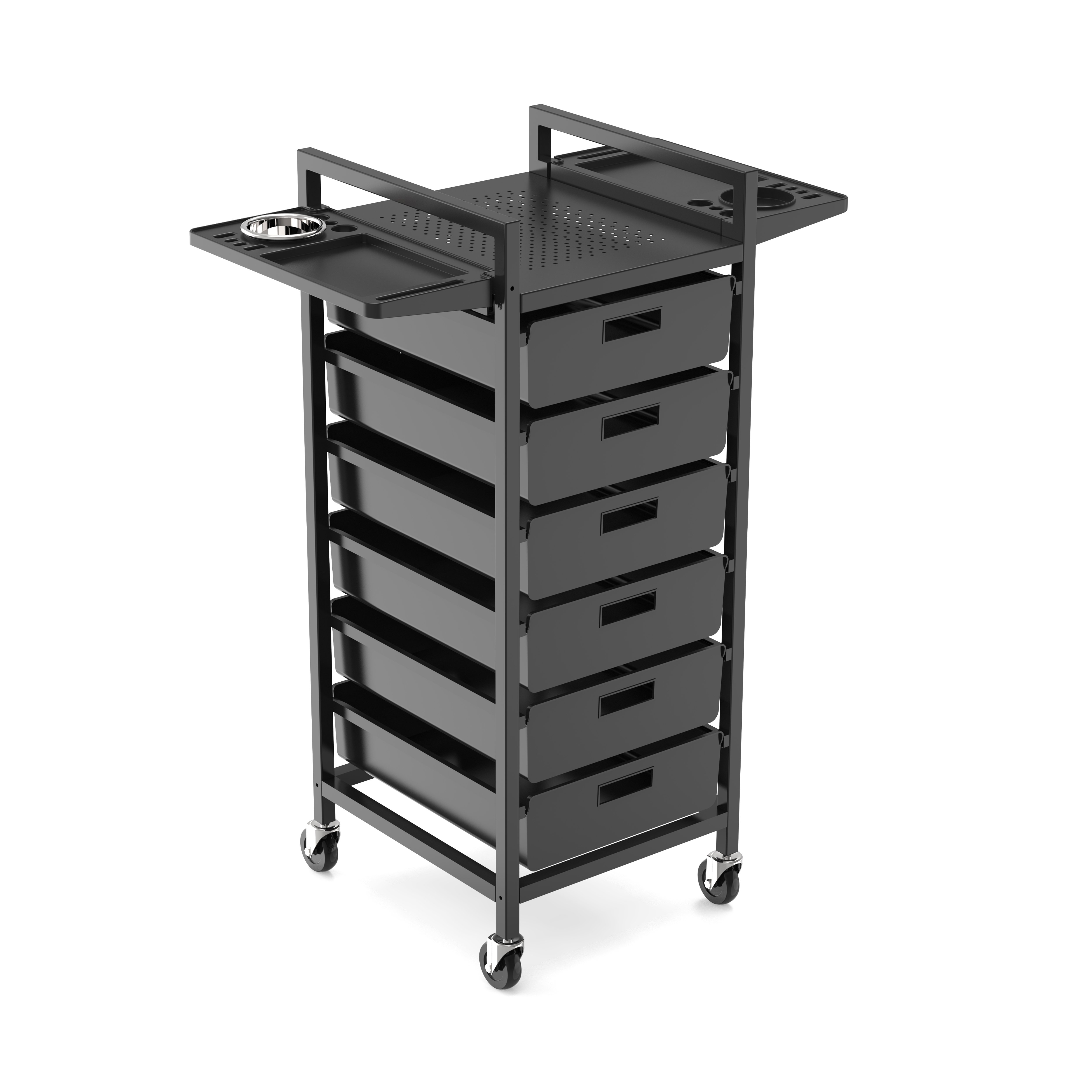 Professional metal Hair Salon Trolley