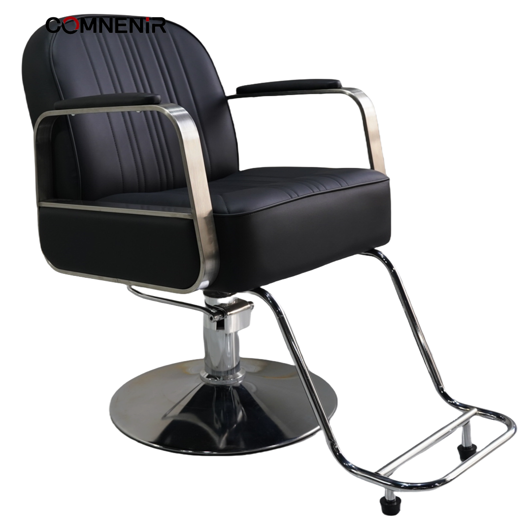 Chair Baber Gold decoration Vintage Heavy Duty Hydraulic Men's Grooming Barber Chair For Barber Use