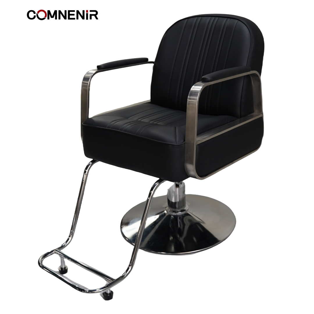 Chair Baber Gold decoration Vintage Heavy Duty Hydraulic Men's Grooming Barber Chair For Barber Use
