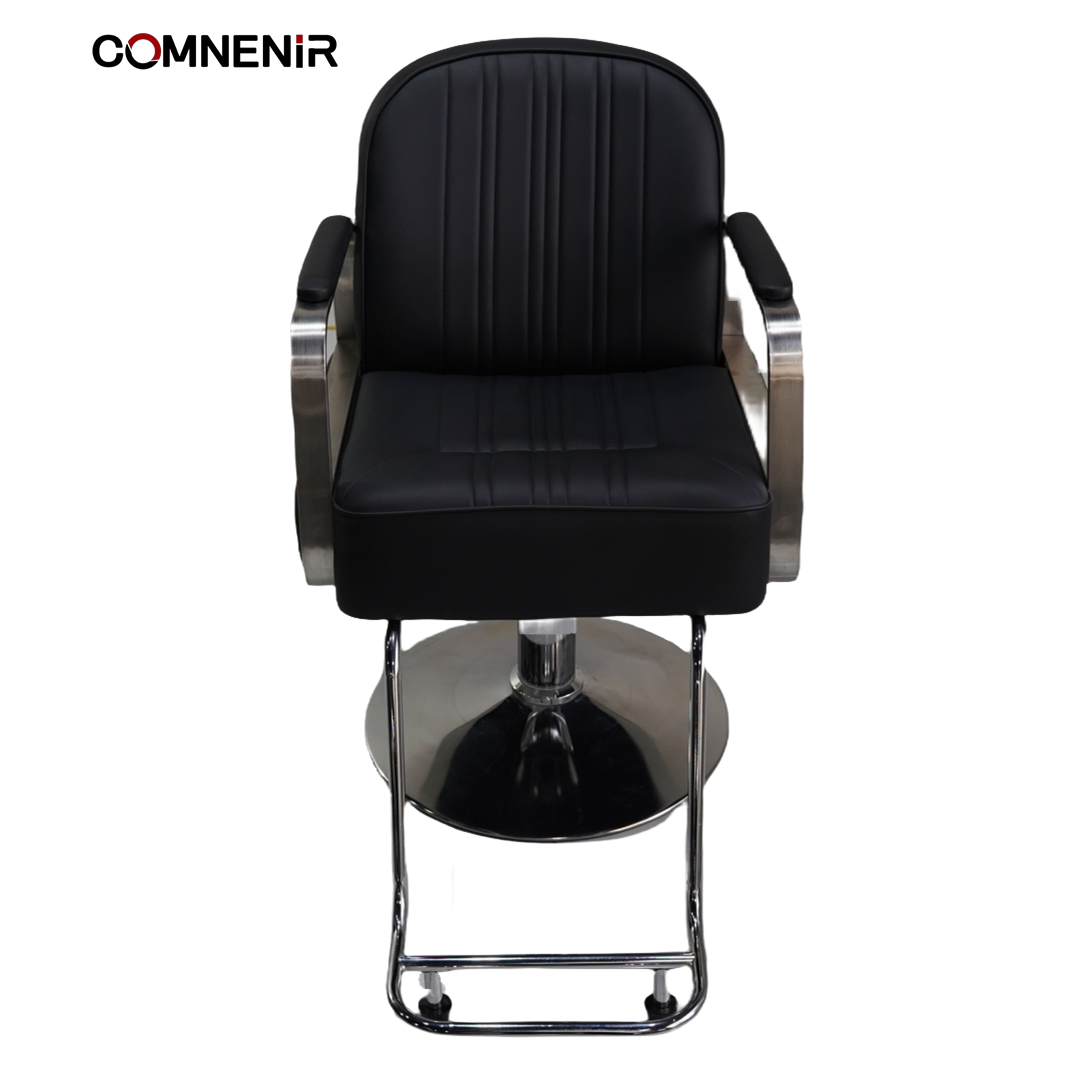 Chair Baber Gold decoration Vintage Heavy Duty Hydraulic Men's Grooming Barber Chair For Barber Use