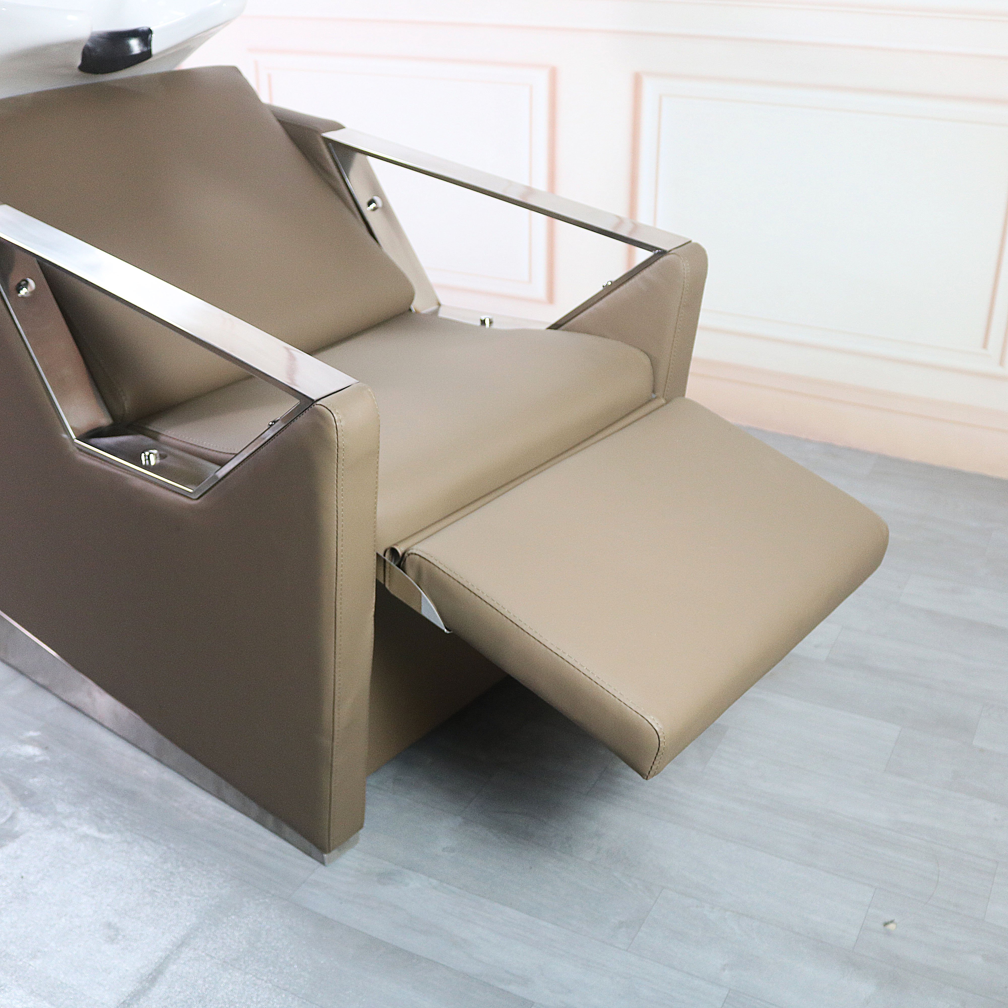 Wally Beauty Electric Head Spa Bed Head Spa Equipment Spa For The Head Shampoo Bowl Barber Chair Gold