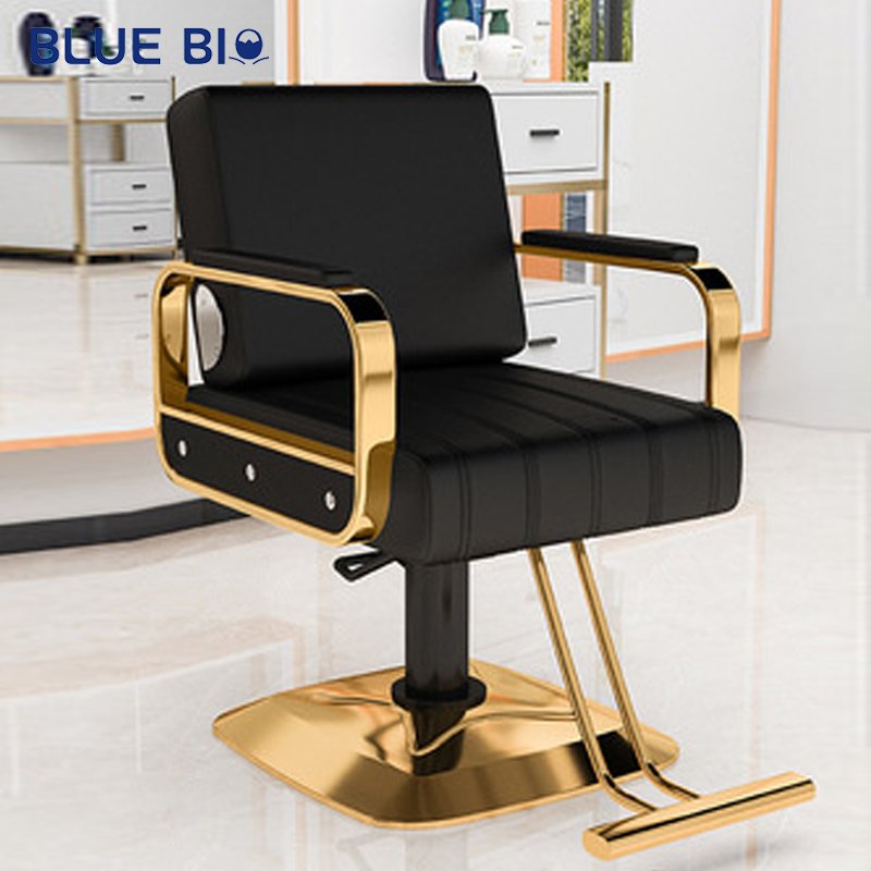 Hair Barbershop Salon Perm Hair Chair Salon Barber Chair Adjustable Rotary Lift Reclining Hair Cutting Chair