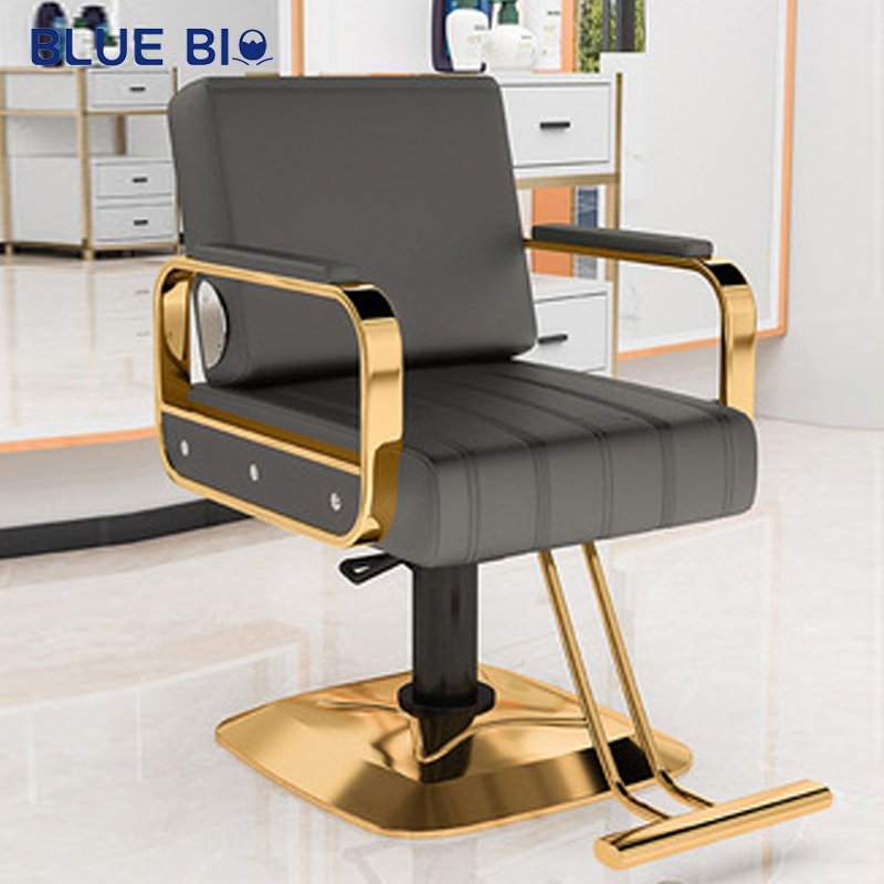 Hair Barbershop Salon Perm Hair Chair Salon Barber Chair Adjustable Rotary Lift Reclining Hair Cutting Chair