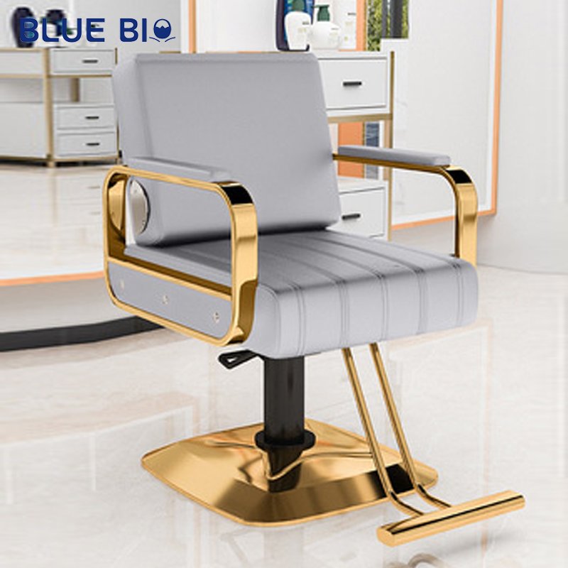 Hair Barbershop Salon Perm Hair Chair Salon Barber Chair Adjustable Rotary Lift Reclining Hair Cutting Chair