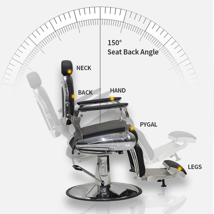 wholesale modern luxury professional synthetic leather hydraulic pump hair salon portable barber shop chair for men