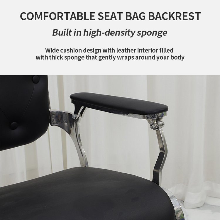 wholesale modern luxury professional synthetic leather hydraulic pump hair salon portable barber shop chair for men