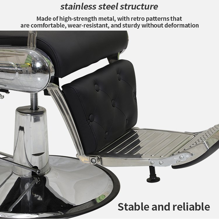 wholesale modern luxury professional synthetic leather hydraulic pump hair salon portable barber shop chair for men