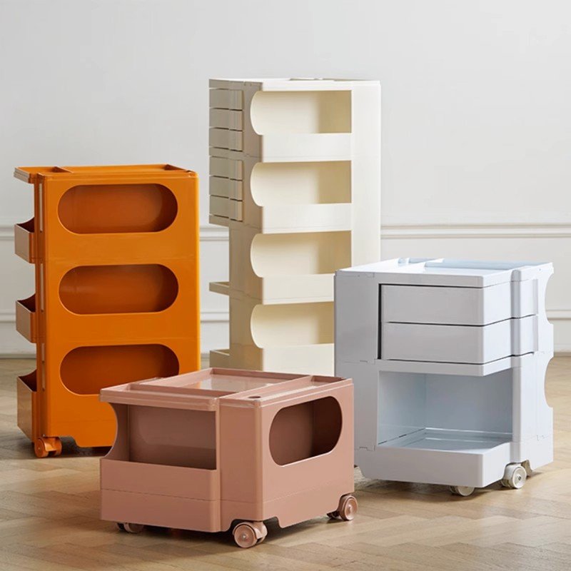 HOT Sell Nordic Style ABS Plastic Removable Multi Layer Rotating Storage Cabinet