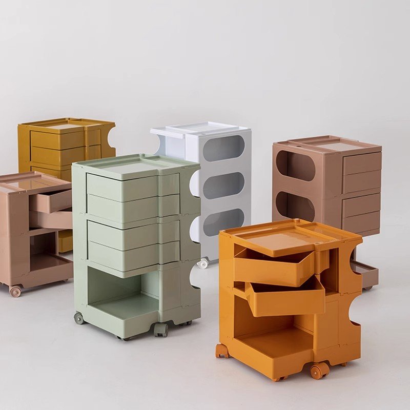 HOT Sell Nordic Style ABS Plastic Removable Multi Layer Rotating Storage Cabinet