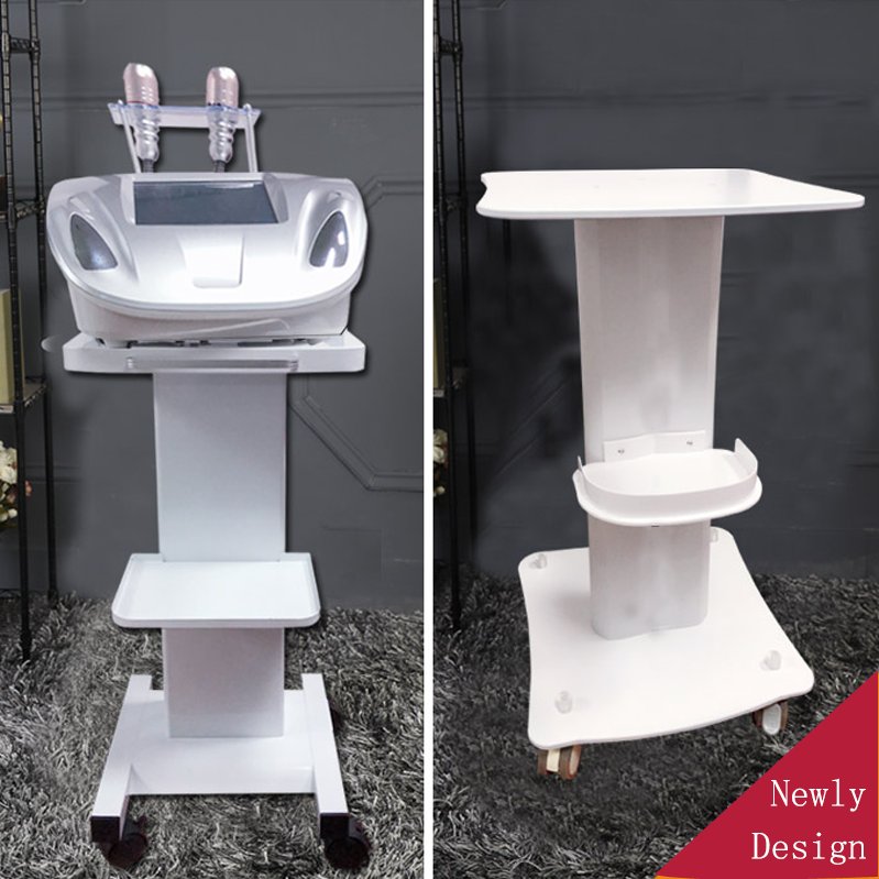 Factory Wholesale Steel Facial Machine Used Beauty Instrument Salon Tray Rolling Cart Trolley SPA Beauty Trolley with Wheels