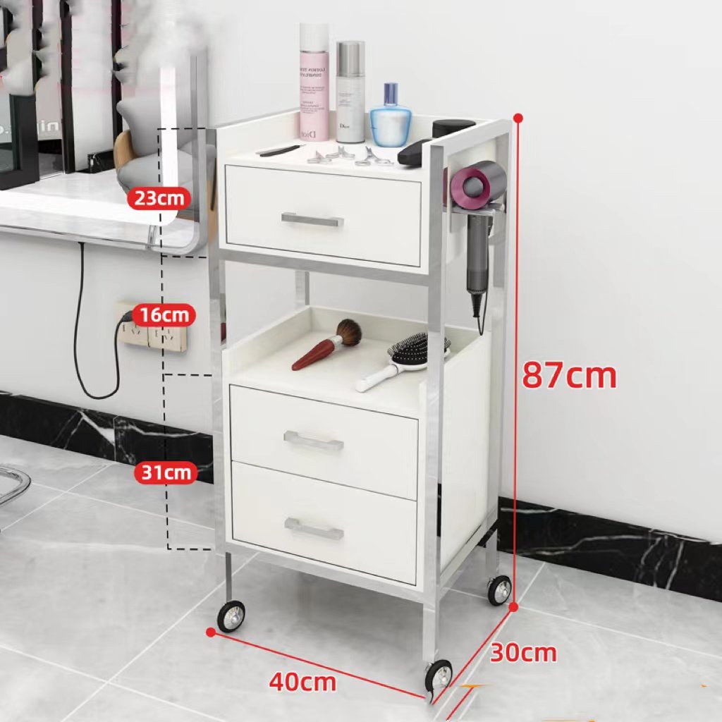 Diant Factory Direct Beauty Salon Or Nail Salon Portable Trolley Cart Manicure Pedicure Trolley For Foot Rest