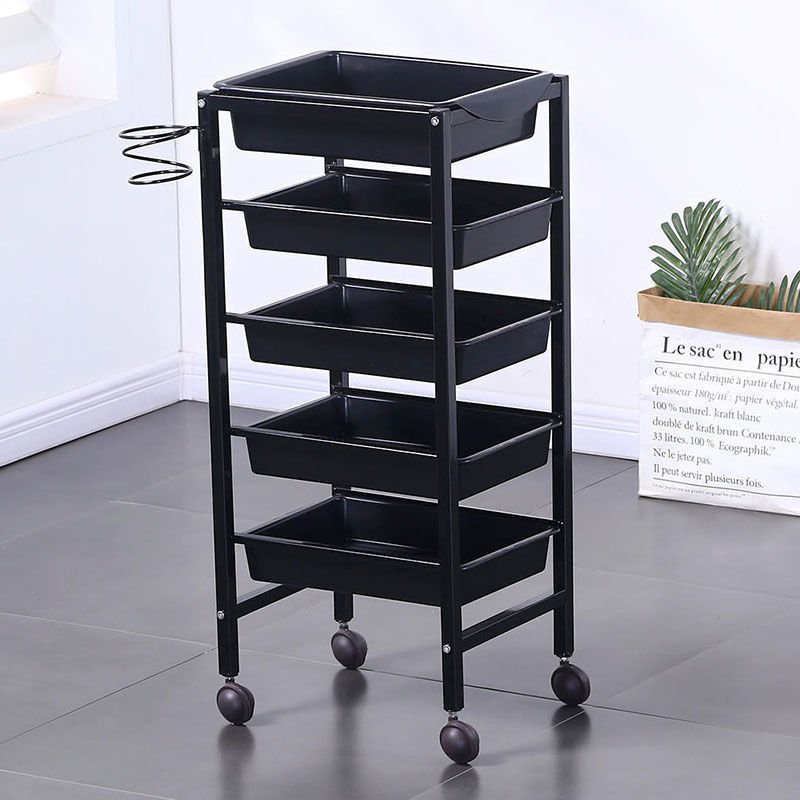 New hairdressing trolley Hairsalon tool cart multi-functional storage racks barber shop ironing and dyeing trolley