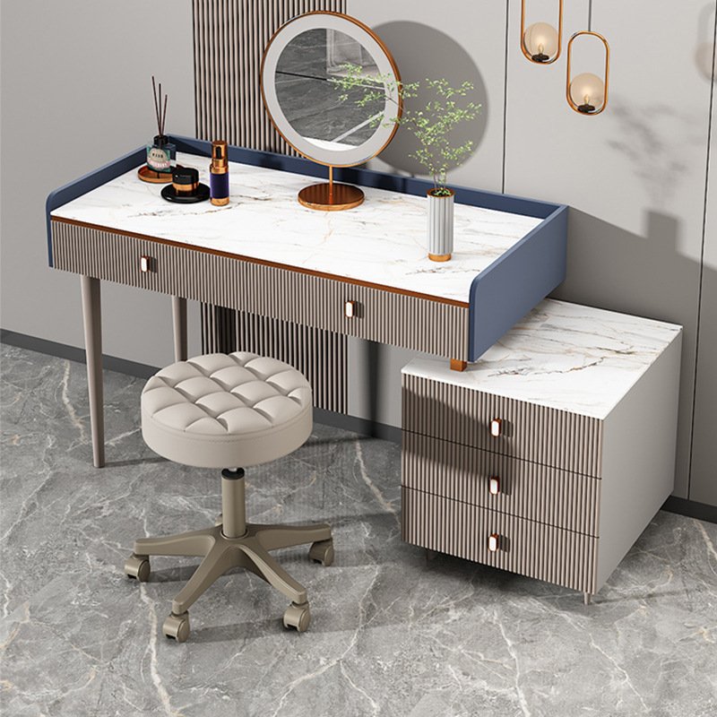 JOY leather swivel chair dressing room round lift chair waterproof multi-color durable round stool for nail shop beauty salon