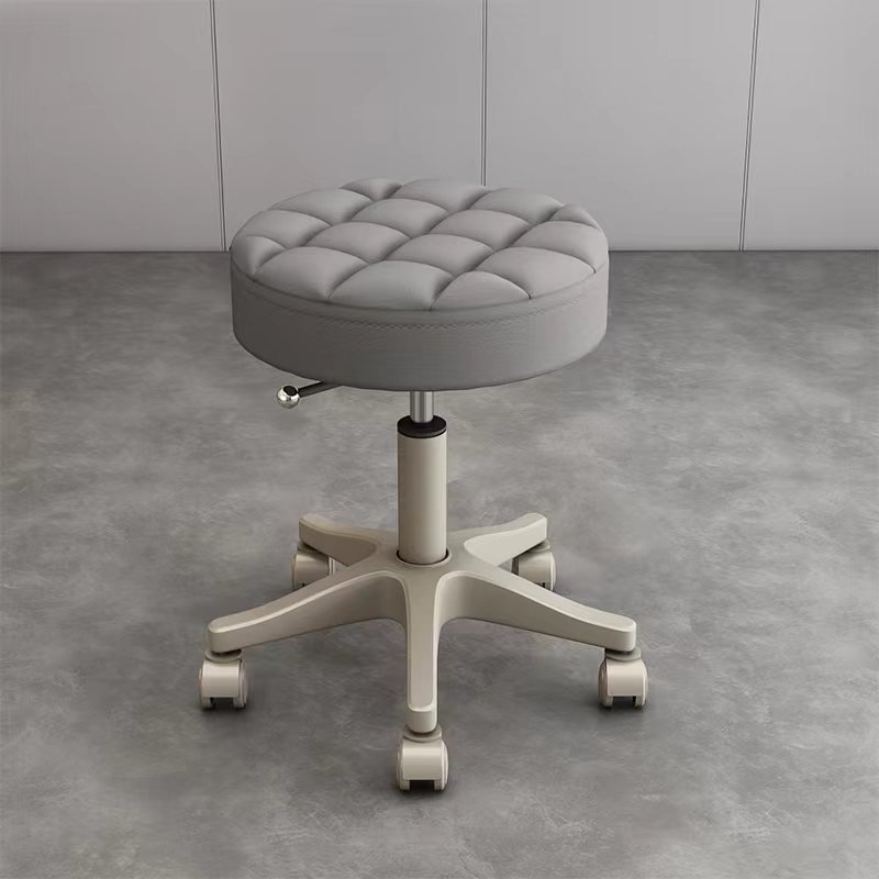 JOY leather swivel chair dressing room round lift chair waterproof multi-color durable round stool for nail shop beauty salon