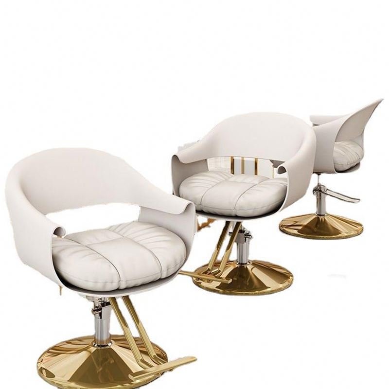 Barbershop Light Wash Shampoo Chairs Bed Ergonomic Fashion Cutting Chair Light Luxury Perm Hair Cutting Lift Rotating Chair