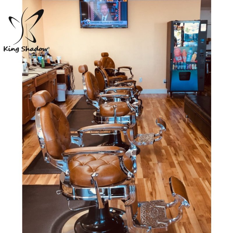 Salon furniture supplies wholesale barbershop equipment metal hairdressing chairs vintage hair salon chairs antique barber chair