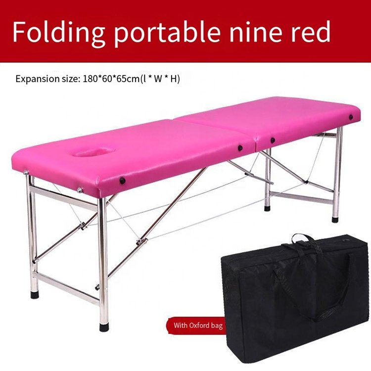 Portable collapsible massage bed high quality spa bed Hot sale massage table Foldable chair