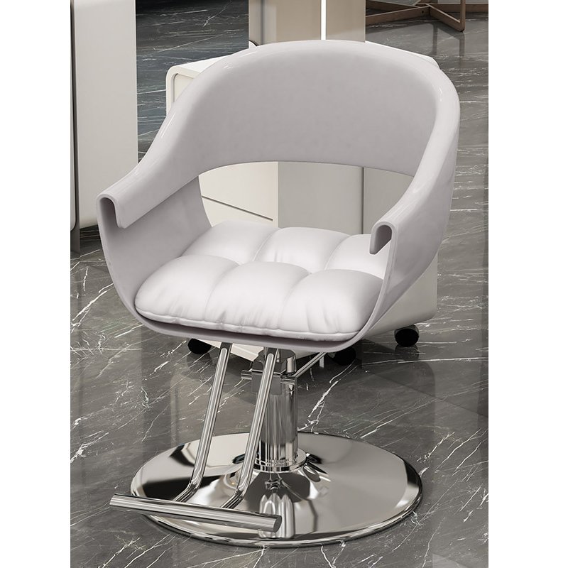 Women men beauty salon chair barber shop chairs adjustment height swivel golden barber chair