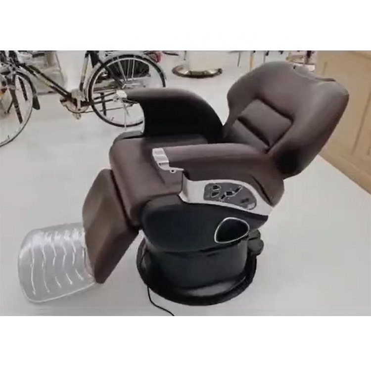 Siman Luxury High Quality Mobile Men Salon Equipments Waiting Electric Barber Chair Price