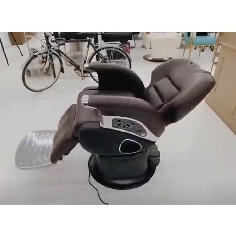 Siman Luxury High Quality Mobile Men Salon Equipments Waiting Electric Barber Chair Price