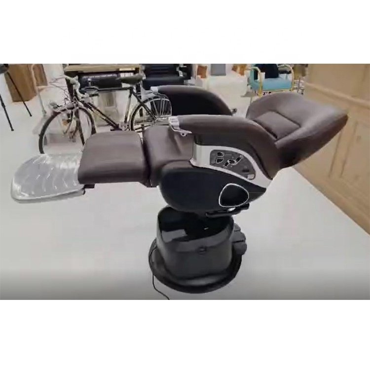 Siman Luxury High Quality Mobile Men Salon Equipments Waiting Electric Barber Chair Price
