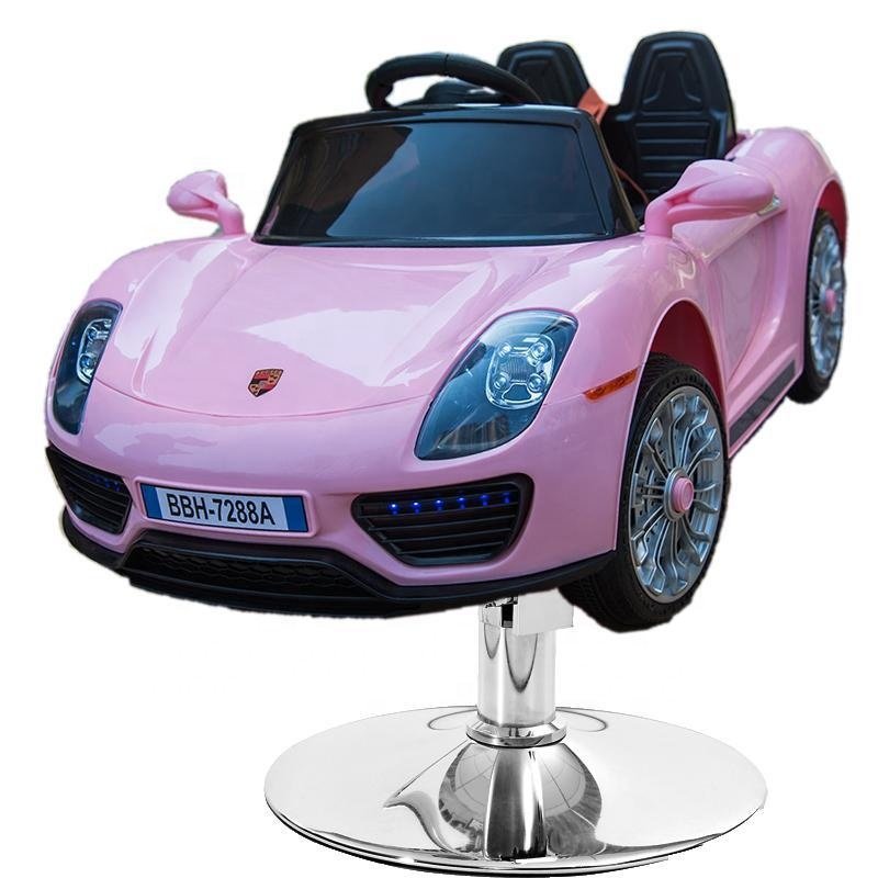 Toy Car Baby Hairdressing salon equipment barber-chair-kids-car Barber pink barber chair for kids