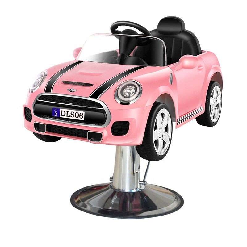 Toy Car Baby Hairdressing salon equipment barber-chair-kids-car Barber pink barber chair for kids