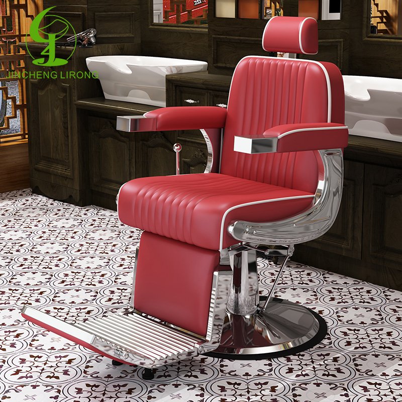 JINCHENG Hydraulic Reclining Salon Man Barber Chair Oil Head Chair Salon Furniture Custom Professional High Quality Classic