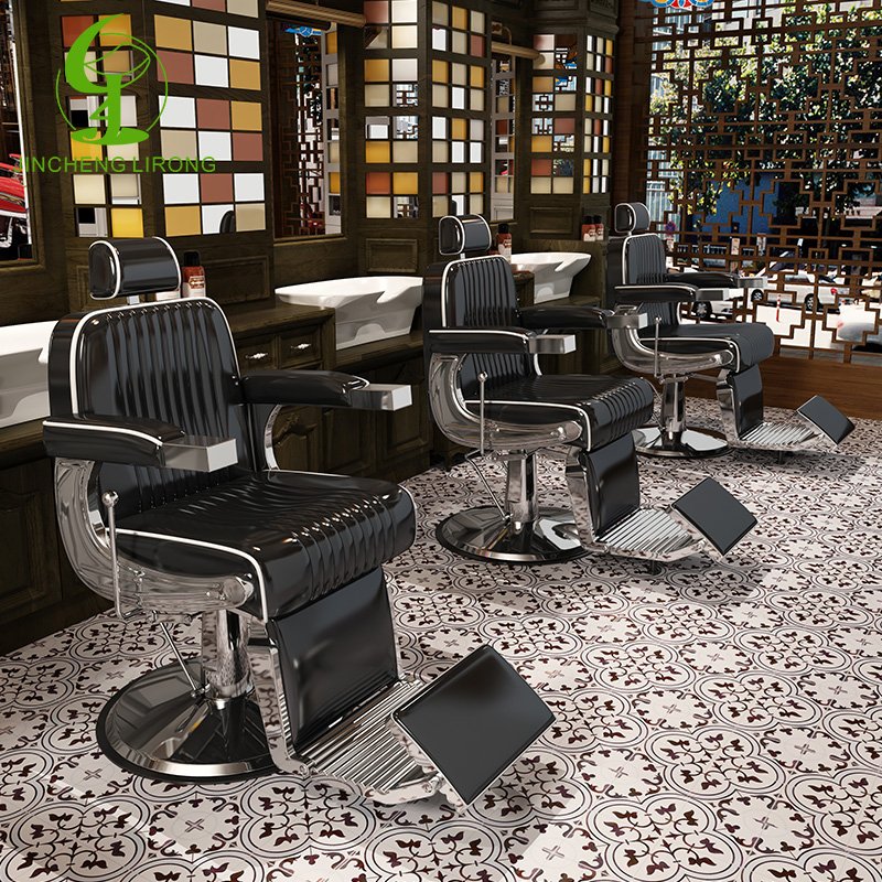 JINCHENG Hydraulic Reclining Salon Man Barber Chair Oil Head Chair Salon Furniture Custom Professional High Quality Classic