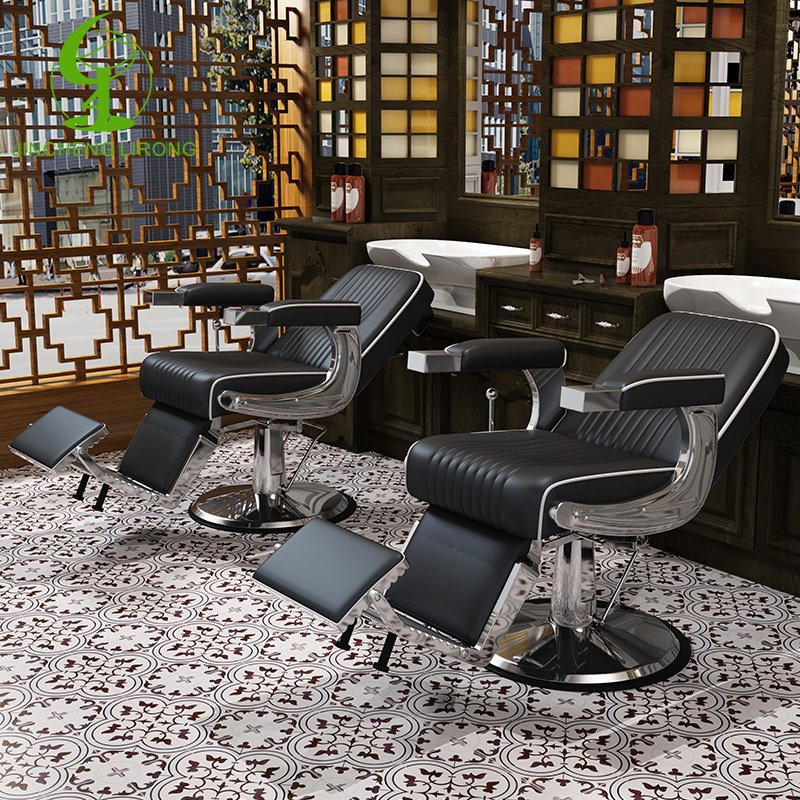 JINCHENG Hydraulic Reclining Salon Man Barber Chair Oil Head Chair Salon Furniture Custom Professional High Quality Classic