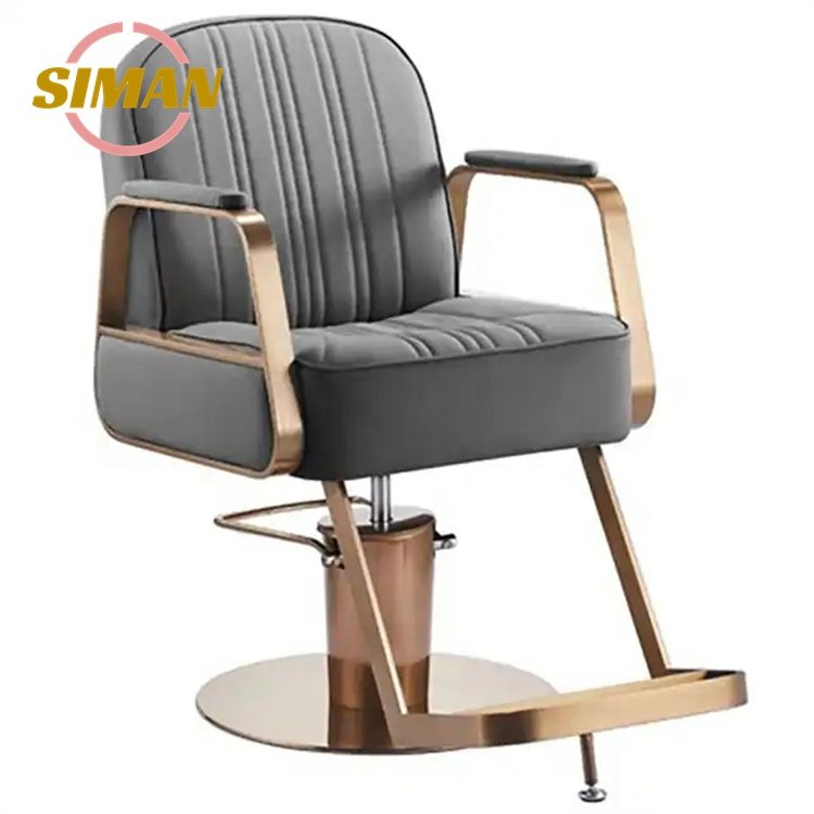 Siman Barber Chair with Hydraulic pump Salon Hairdressing Chair Spacious Cushion Styling Adjustable High Quality Color Custom